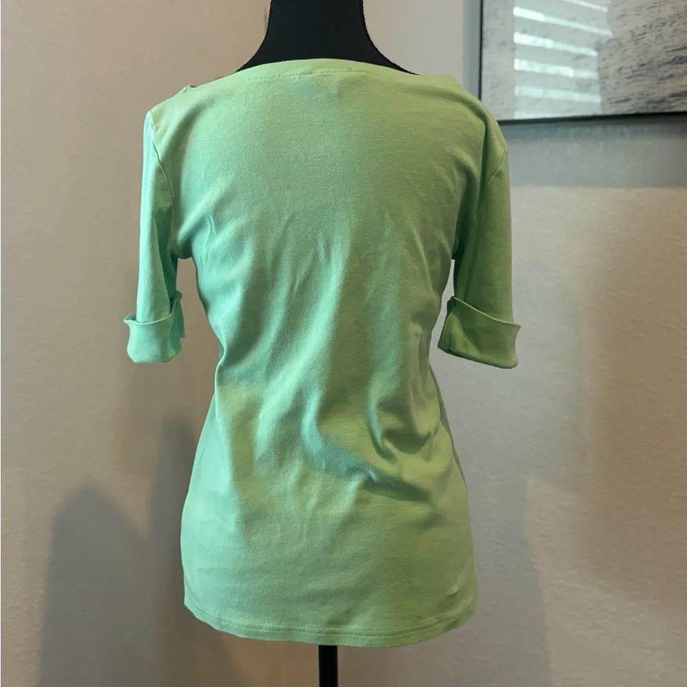 Lauren Ralph Lauren (M) Seafoam Green Shirt | Business Casual | Staple/Basic - Picture 2 of 4